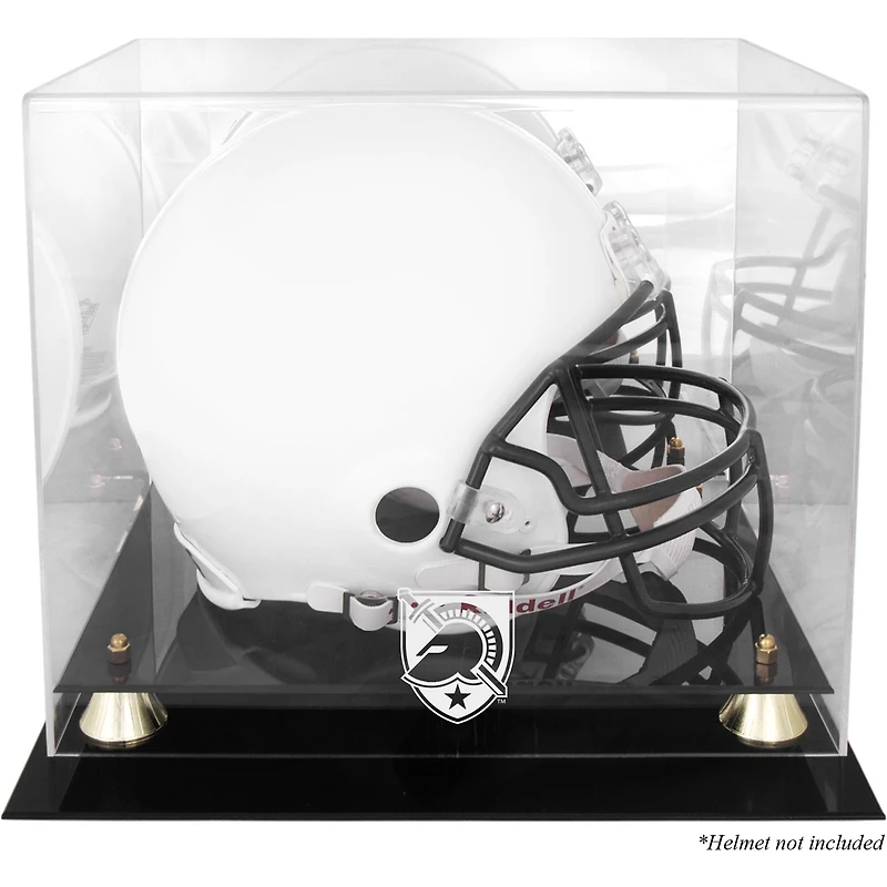 Vitrine de casque Army Black Knights Golden Classic Team (logo 2015 à aujourd'hui) avec dos miroir