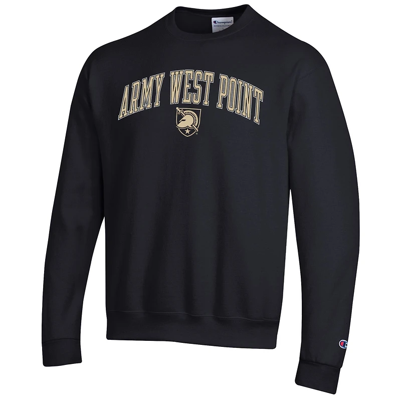 Sweat-shirt à capuche avec logo Arch Over pour homme Champion Black Army Knights