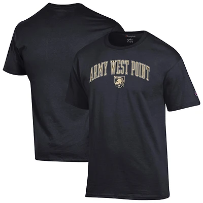 Men's Champion  Black Army Knights Arch Over Logo T-Shirt