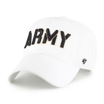 Men's '47  White Army Black Knights Clean Up Adjustable Hat
