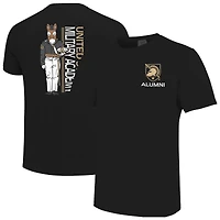 Men's Black Army Knights Mascot Grad Achievement Unlocked T-Shirt