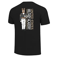 Men's Black Army Knights Mascot Grad Achievement Unlocked T-Shirt