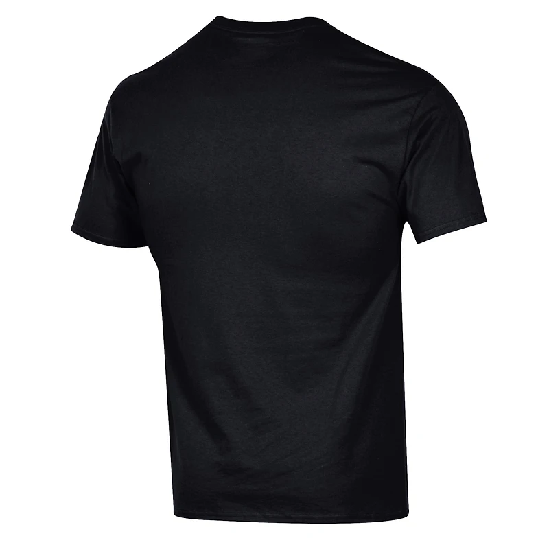 Men's Champion Black Army Knights Baseball Icon T-Shirt