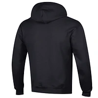 Men's Champion  Black Army Knights Basic Arch Fleece Pullover Hoodie