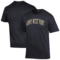 Men's Champion  Black Army Knights Basic Arch T-Shirt