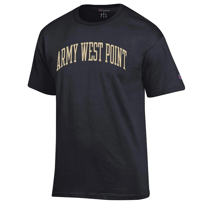 Men's Champion  Black Army Knights Basic Arch T-Shirt