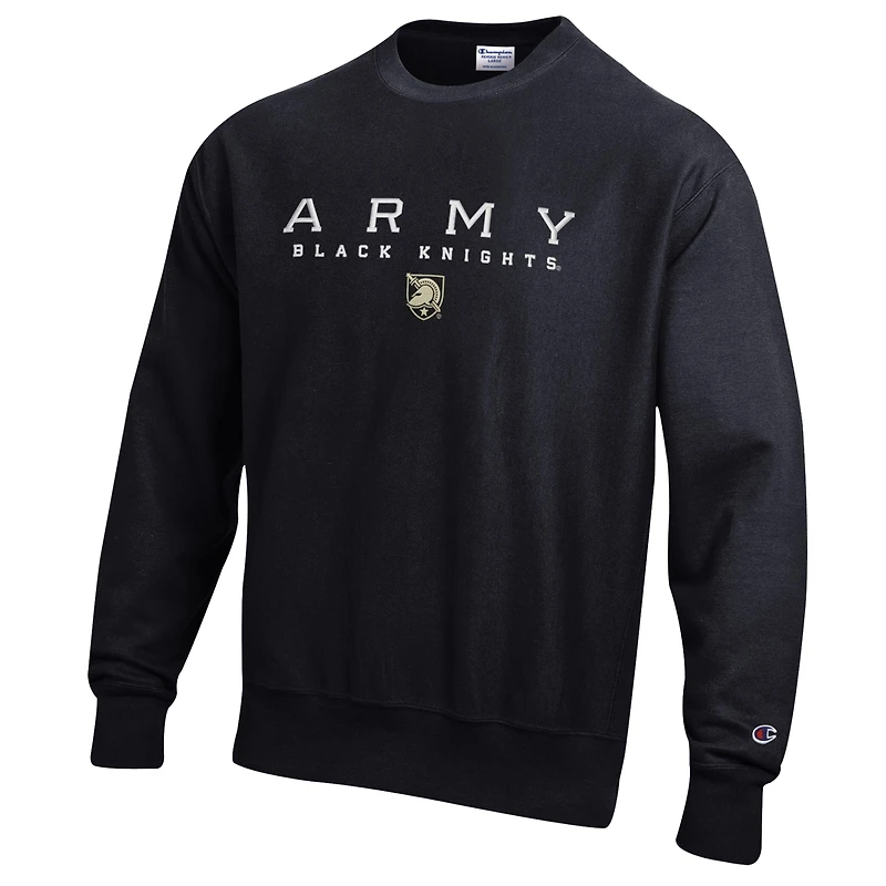 Sweat-shirt à tissage inversé Champion Black Army Knights pour homme