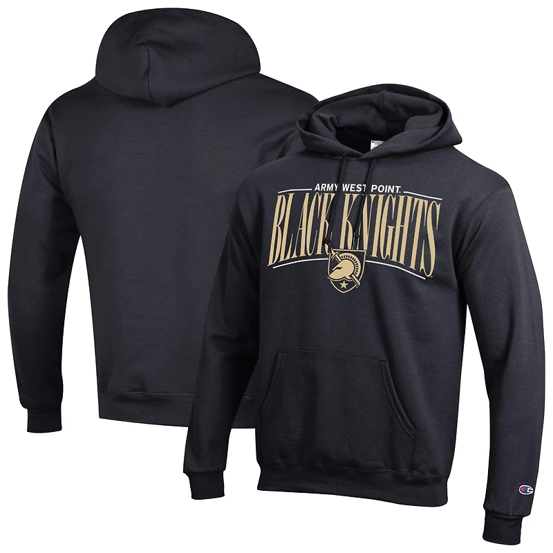 Sweat à capuche Champion Black Army Knights Team Pride Powerblend pour homme