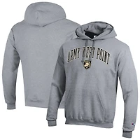 Sweat à capuche en polaire Basic Arch Champion Heather Grey Army Black Knights pour homme