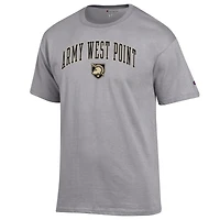 Men's Champion  Heather Gray Army Black Knights Basic Arch T-Shirt
