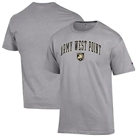Men's Champion  Heather Gray Army Black Knights Basic Arch T-Shirt