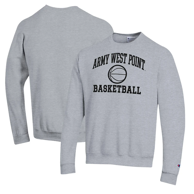 Sweat-shirt ras du cou Champion Heather Grey Army Black Knights pour homme