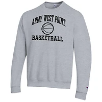 Sweat-shirt ras du cou Champion Heather Grey Army Black Knights pour homme