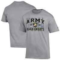 Men's Champion Heather Gray Army Black Knights Varsity T-Shirt