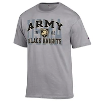 Men's Champion Heather Gray Army Black Knights Varsity T-Shirt