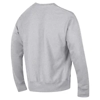 Men's Champion Heather Gray Army Black Knights Vault Late Night Reverse Weave Pullover Sweatshirt