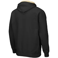 Sweat à capuche zippé Colosseum Black Army Knights Big & Tall pour homme