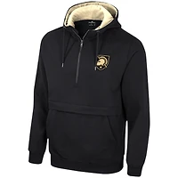 Sweat à capuche demi-zippé Colosseum Black Army Knights pour hommes