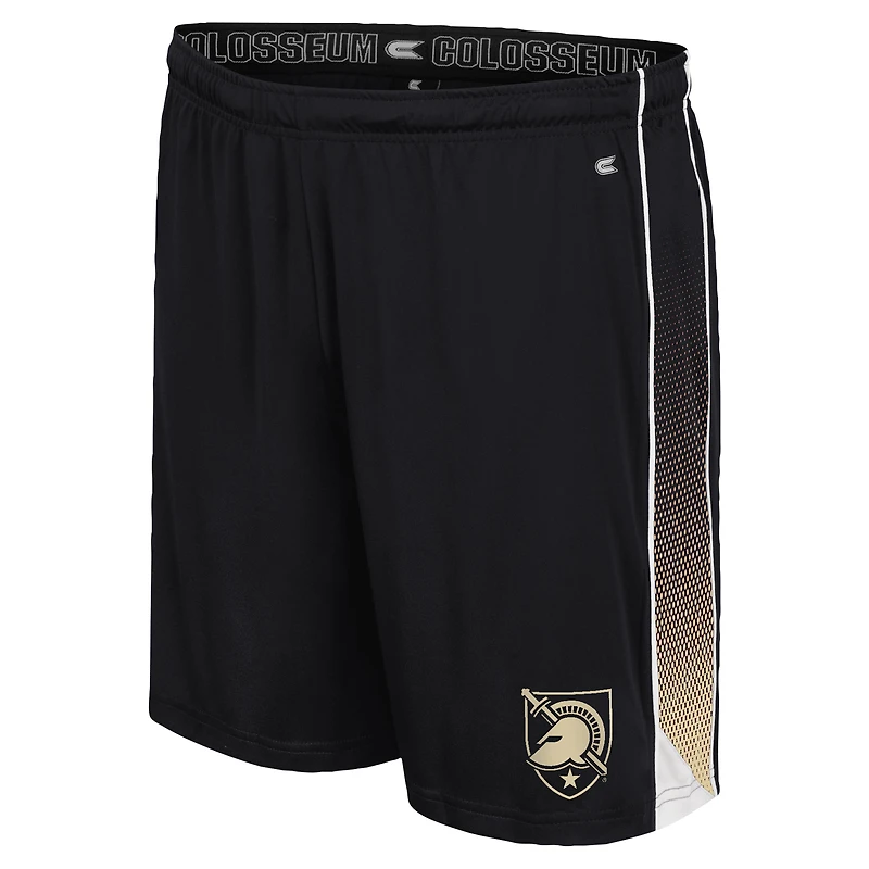 Men's Colosseum Black Army Knights Online Shorts