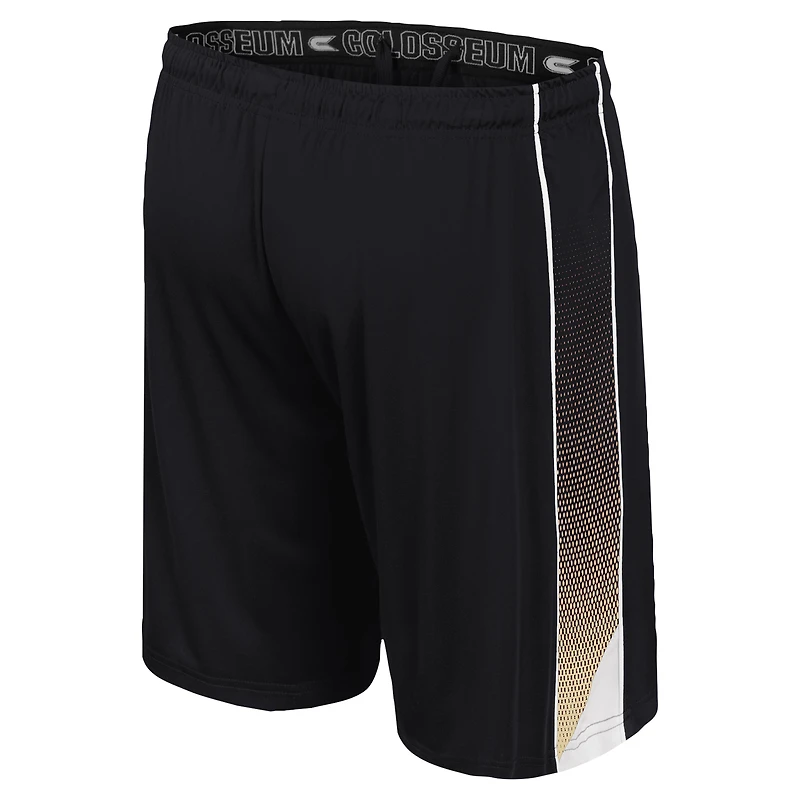 Men's Colosseum Black Army Knights Online Shorts