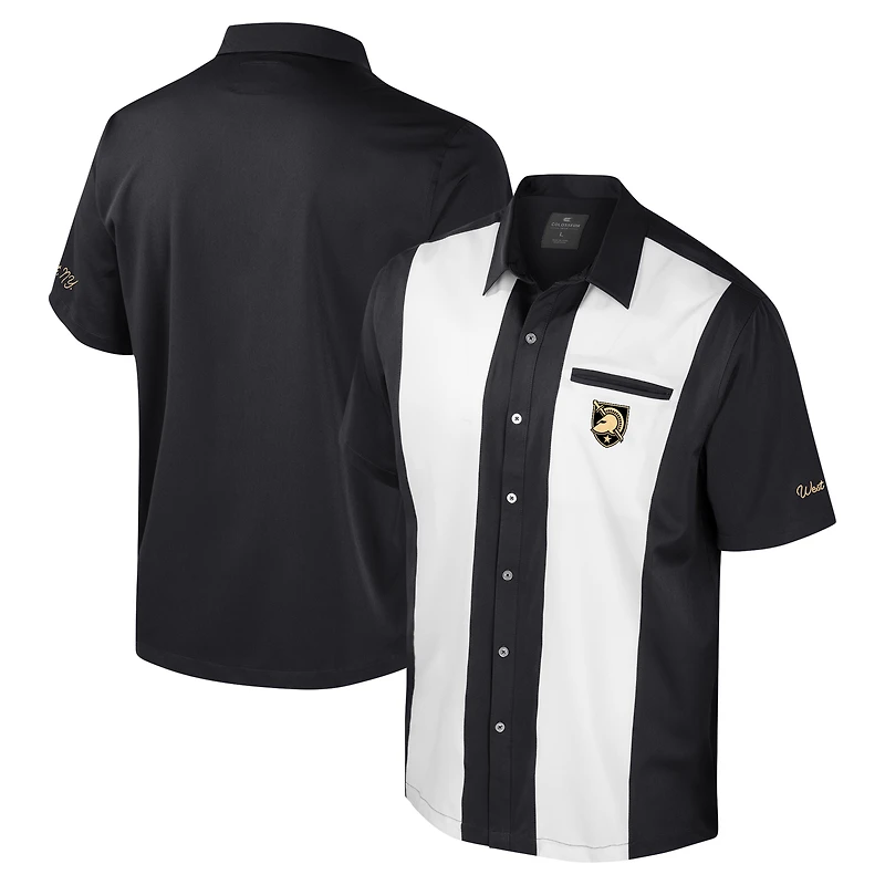 Chemise boutonnée de bowling Colosseum Black Army Knights Strike pour homme
