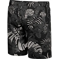 Men's Colosseum Black Army Knights The Dude Swim Shorts