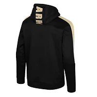 Men's Colosseum Black Army Knights The Gang Blackout Hoodie
