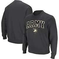 Colosseum Charcoal Army Black Knights Arch & Logo Crew Neck Sweat-shirt pour homme