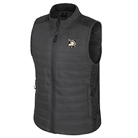 Gilet matelassé entièrement zippé Colosseum Anthracite Army Black Knights Nightman pour homme