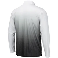 Men's Colosseum Gray Army Black Knights Magic Team Logo Quarter-Zip Jacket