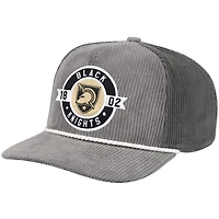 Casquette trucker ajustable Colosseum Gray Army Black Knights « Where's My Hat Podium » pour homme