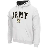 Chandail à capuchon Colosseum White Army Black Knights Arch & Logo pour hommes 3.0