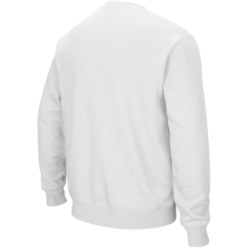 Colosseum White Army Black Knights Arch & Logo Crew Neck Sweatshirt Homme