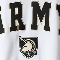 Colosseum White Army Black Knights Arch & Logo Crew Neck Sweatshirt Homme