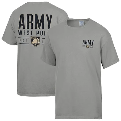 T-shirt gris ComfortWash Army Black Knights Big Name pour homme
