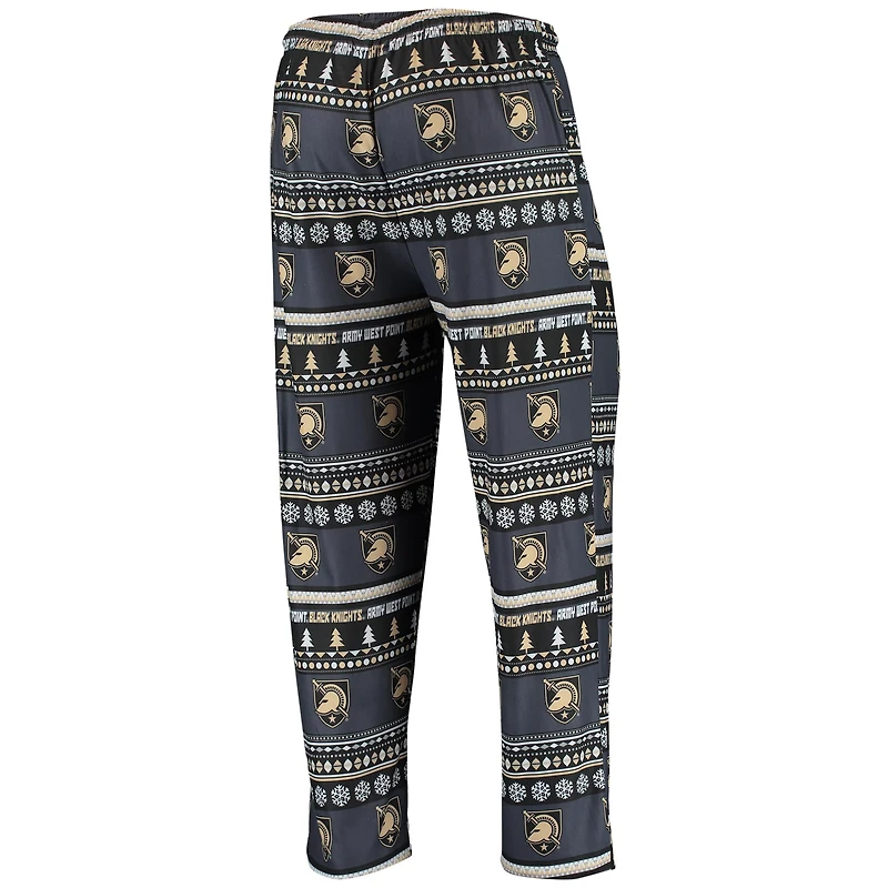 Ensemble pull moche Concepts Sport Black Army Knights pour homme, manches longues et pantalon.