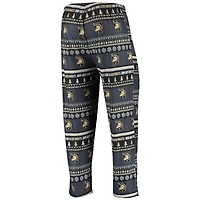 Ensemble pull moche Concepts Sport Black Army Knights pour homme, manches longues et pantalon.