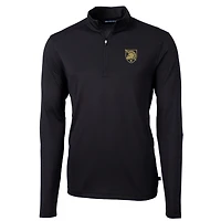 Haut zippé quart de tour en DryTec recyclé et piqué écologique pour homme, chez Cutter & Buck, Black Army Knights