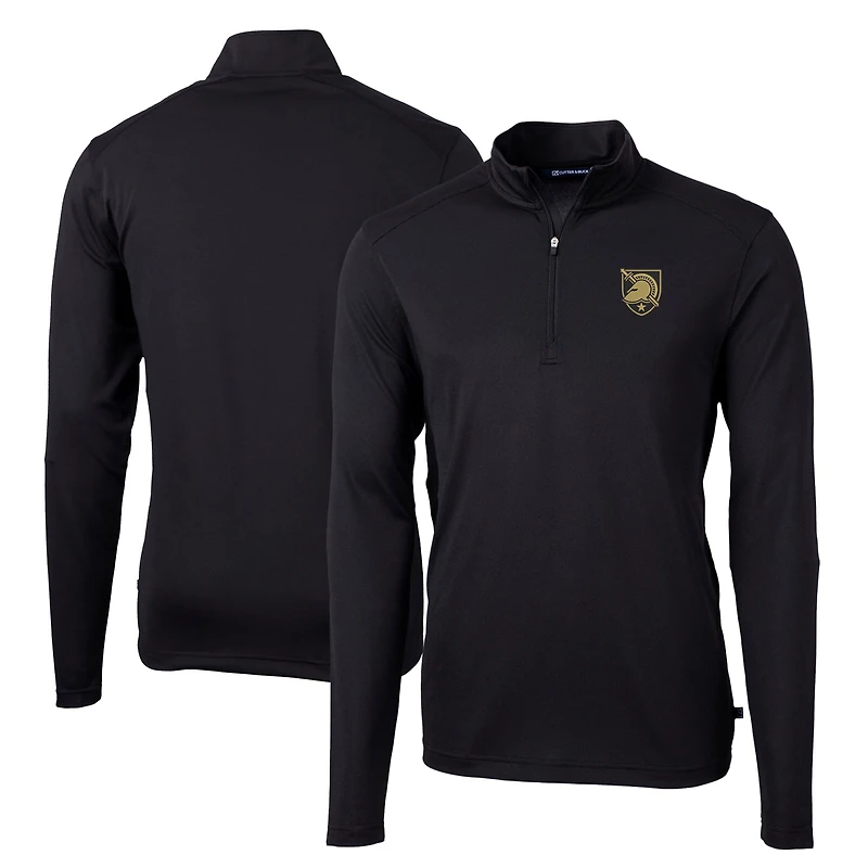 Haut zippé quart de tour en DryTec recyclé et piqué écologique pour homme, chez Cutter & Buck, Black Army Knights