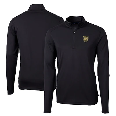 Haut zippé quart de tour en DryTec recyclé et piqué écologique pour homme, chez Cutter & Buck, Black Army Knights