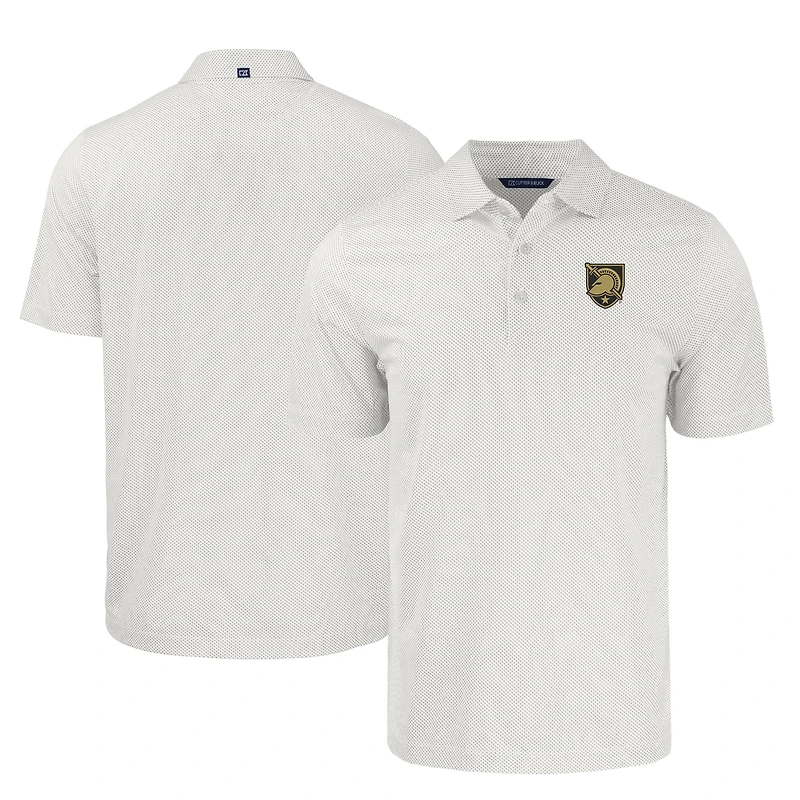 Polo homme Cutter & Buck blanc/gris Army Black Knights Pike Eco Symmetry Print Stretch recyclé