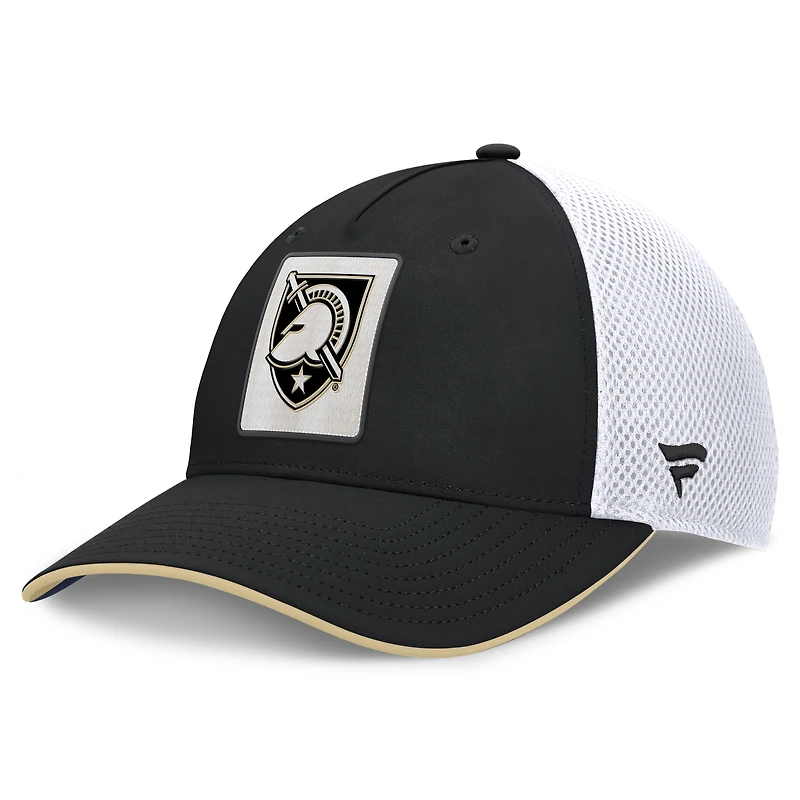 Men's Fanatics  Black Army Knights 5-Panel Matter Flex Hat