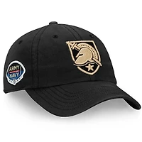 Men's Fanatics Black Army Black Knights Army vs. Navy Fundamental Adjustable Hat