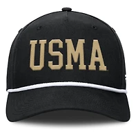Men's Fanatics  Black Army Black Knights Foul Ball Rope Adjustable Hat