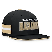 Men's Fanatics  Black Army Knights Pick Off Fitted Hat