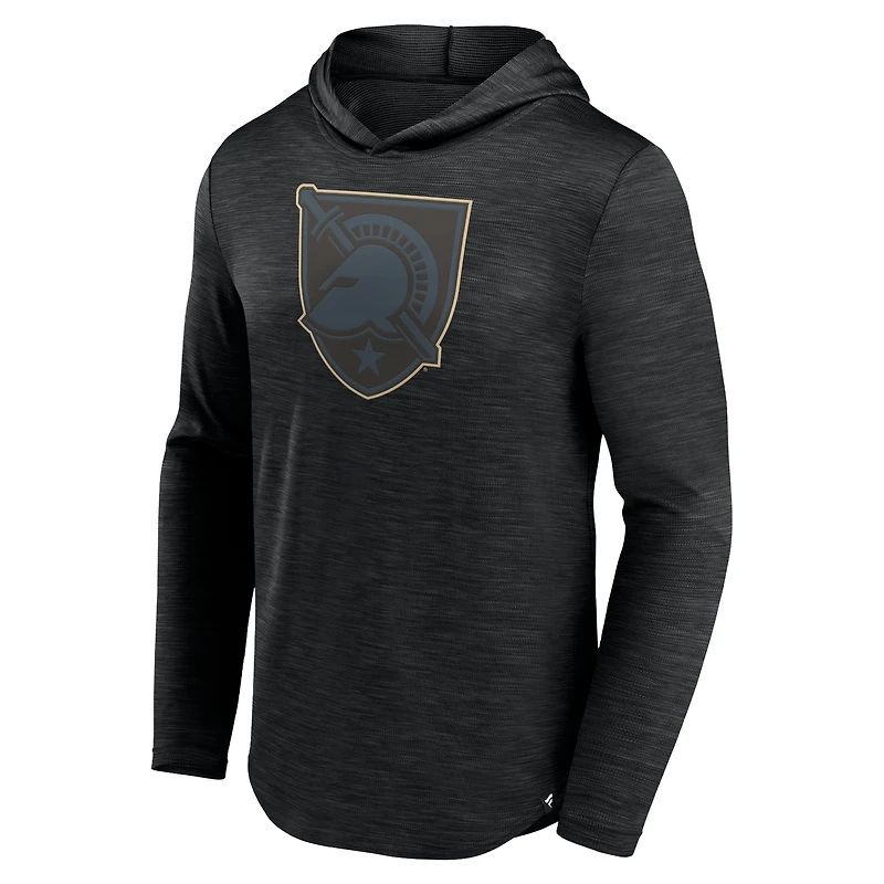 T-shirt à capuche de transition Fanatics Heather Black Army Knights pour hommes
