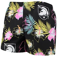 Maillot de bain FOCO Black Army Knights Neon Floral pour homme