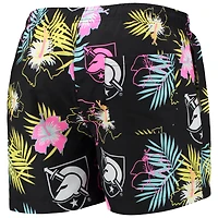 Maillot de bain FOCO Black Army Knights Neon Floral pour homme