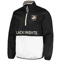 Men's G-III Sports by Carl Banks Black Army Knights Cornerman Half-Zip Top