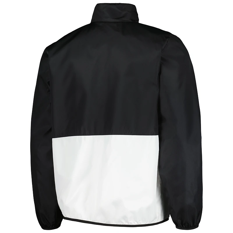 Men's G-III Sports by Carl Banks Black Army Knights Cornerman Half-Zip Top
